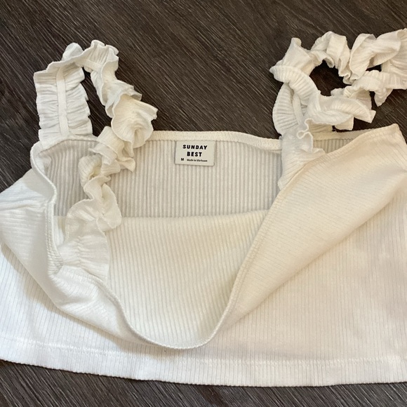 Sunday Best tank top crop top - Picture 2 of 5